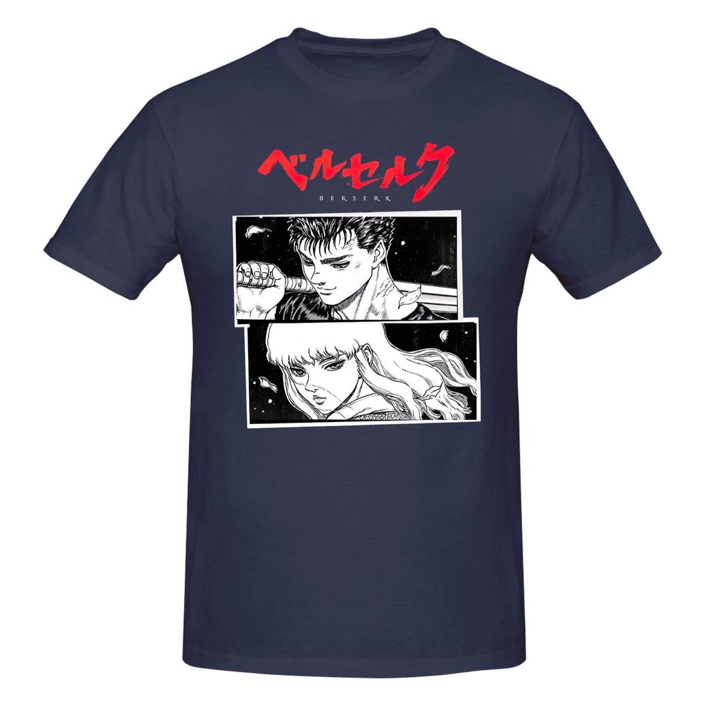 Piece Guts Griffith Funny Cotton TShirt BBerserker Anime Tees Tops For Unisex