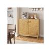 Freestanding Sideboard - MUVOE - 2 Doors - Solid Wood - Adjustable - Contemporary Design