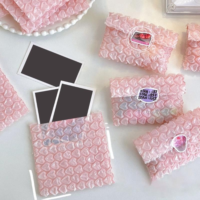 Bubble Bags Bubble Packaging Bags Heart Bubble Cushioning Bags for Mailing