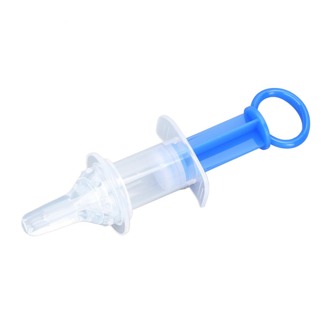 Baby Medicine Dispenser with Silicone Pacifier Chokeproof Syringe Type Pet Feeding Syringe Reusable Oral Liquid Feeder