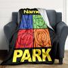 Custom Name "Superhero Friends Adventure" blanket for Couch & Bed, Plush Cozy Fuzzy Blanket Super Soft & Warm Blankets for Fall and Winter. 0908155