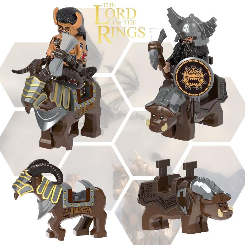 Kompatible Lego Drittanbieterfiguren Gebrauchte Wildes Tier Reittier Soldaten Legion Bausteine