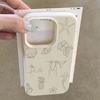 Summer Beach Line Art Doodle Pattern Design Protective Cover for iPhone 17 16 15 14 13 12 11 16E Series Pro Max Plus