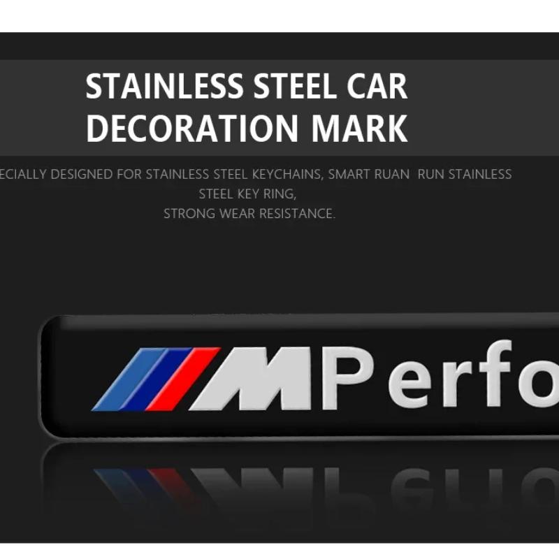 1Pcs Performance Motorsport Metal Logo Car Sticker Aluminum Emblem Grill Badge for BMW E46 E90 E60 F30 F10 E39 E36 F20 G30 G20 E87