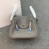 2026 Neue Damenhandtasche aus echtem Leder Oberste Schicht Rindsleder Togo 30cm Lindi Crossbody Medizin Grenzüberschreitend