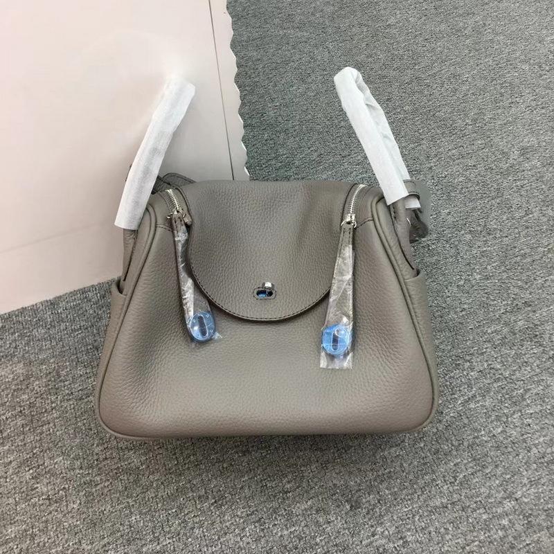 2026 Neue Damenhandtasche aus echtem Leder Oberste Schicht Rindsleder Togo 30cm Lindi Crossbody Medizin Grenzüberschreitend