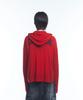 Tom'S Birthday Love Me Sleeve Hoodie Zip-Up Red