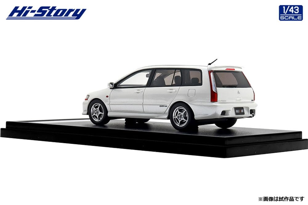 INTERALLIED Hi Story Mitsubishi Lancer Cedia Wagon Ralliart Edition Μεταξένιο Φινίρισμα HS505WH 1/43 (2001) Λευκό, Μοντέλο,