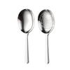 304 Stainless Steel Buffet Serving Spoon & Slotted Spoon Set