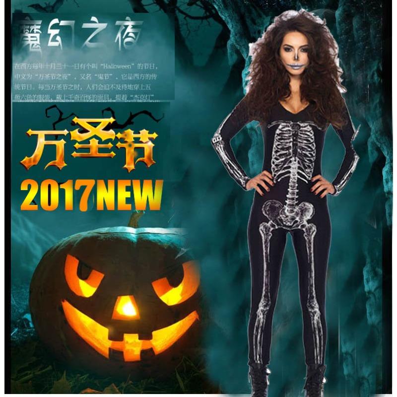 

Хэллоуин Платье Принт Призрак Невесты Косплей Костюм Бар Фестиваль Призраков Маскарадный Бал Сценическое Платье Косплей one size fits all чёрный