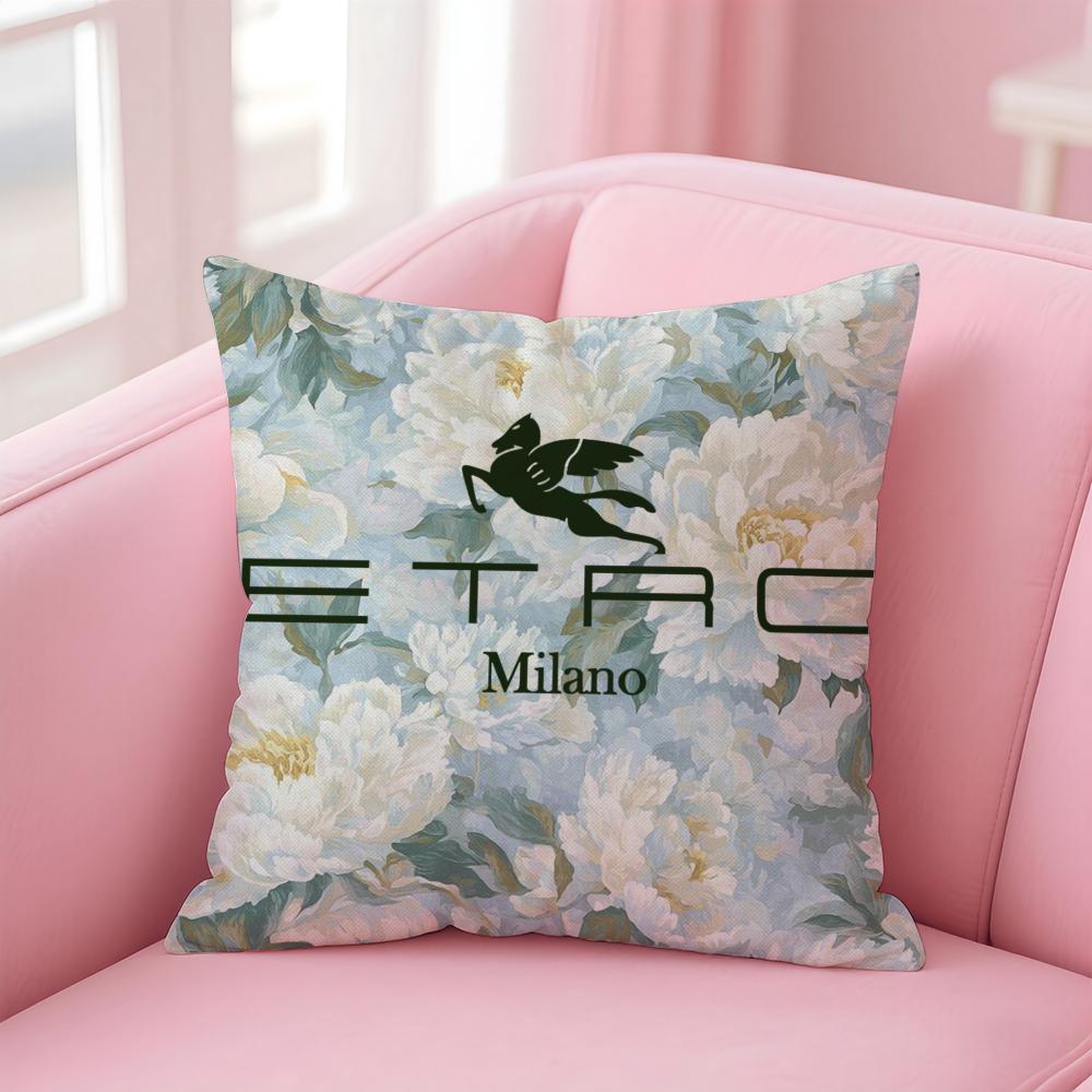 Brand E-EtroS Cushion Cover Comfortable Reversible Pillow Cover Ideal for Car Sofa Bedroom & Beyond