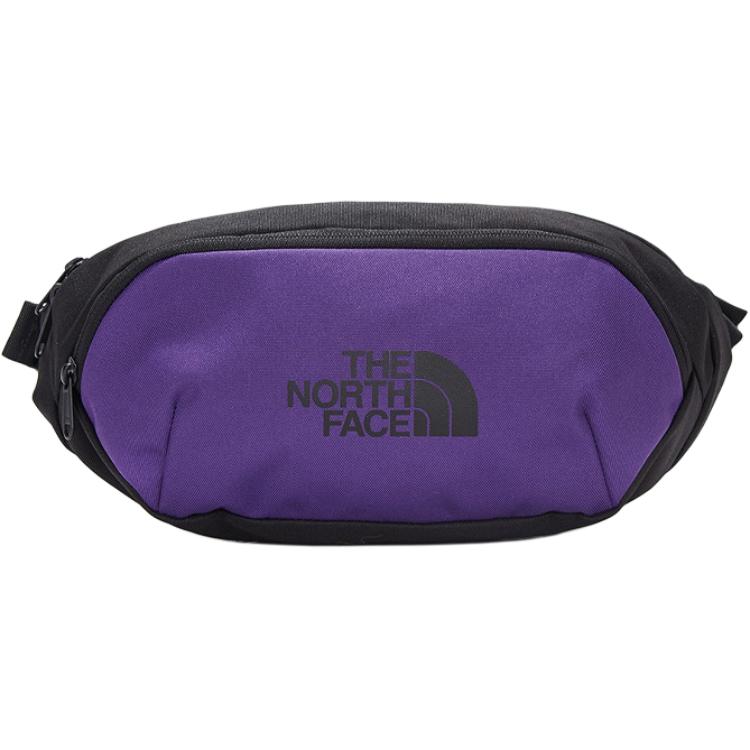 The North Face Sports Casual Polyester Waist Bag Regular Couple Style Purple Unisex Waist Bag NN2HL53C