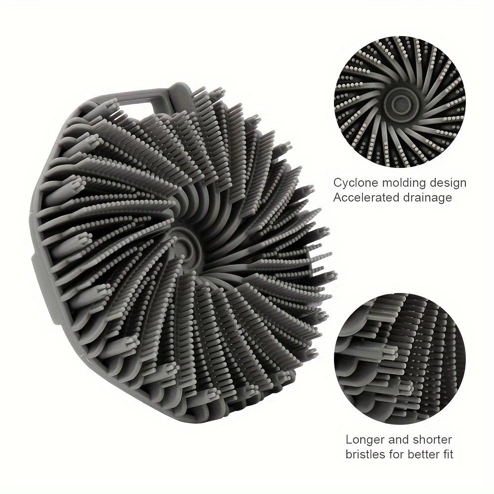 Bade Weiche Silikon Rückenbürste Badedusche Schwamm Schrubbbürste mit Griff Peeling Schrubben Hautmassagegerät Peelingbürsten