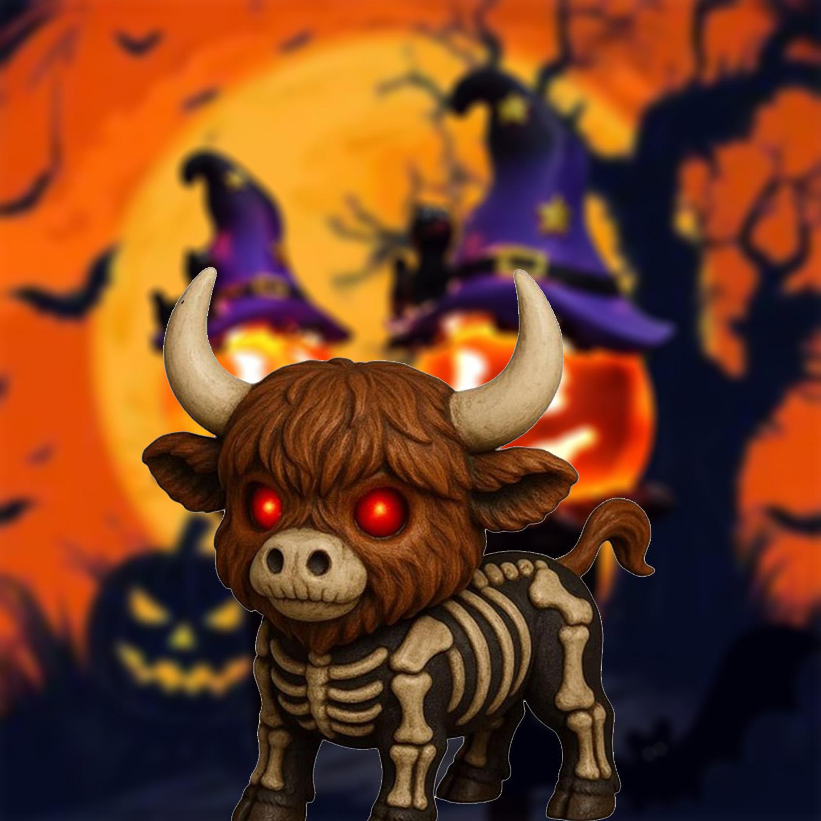 

Рождественская смоляная корова, милая форма, добавляет праздничную атмосферу One Size