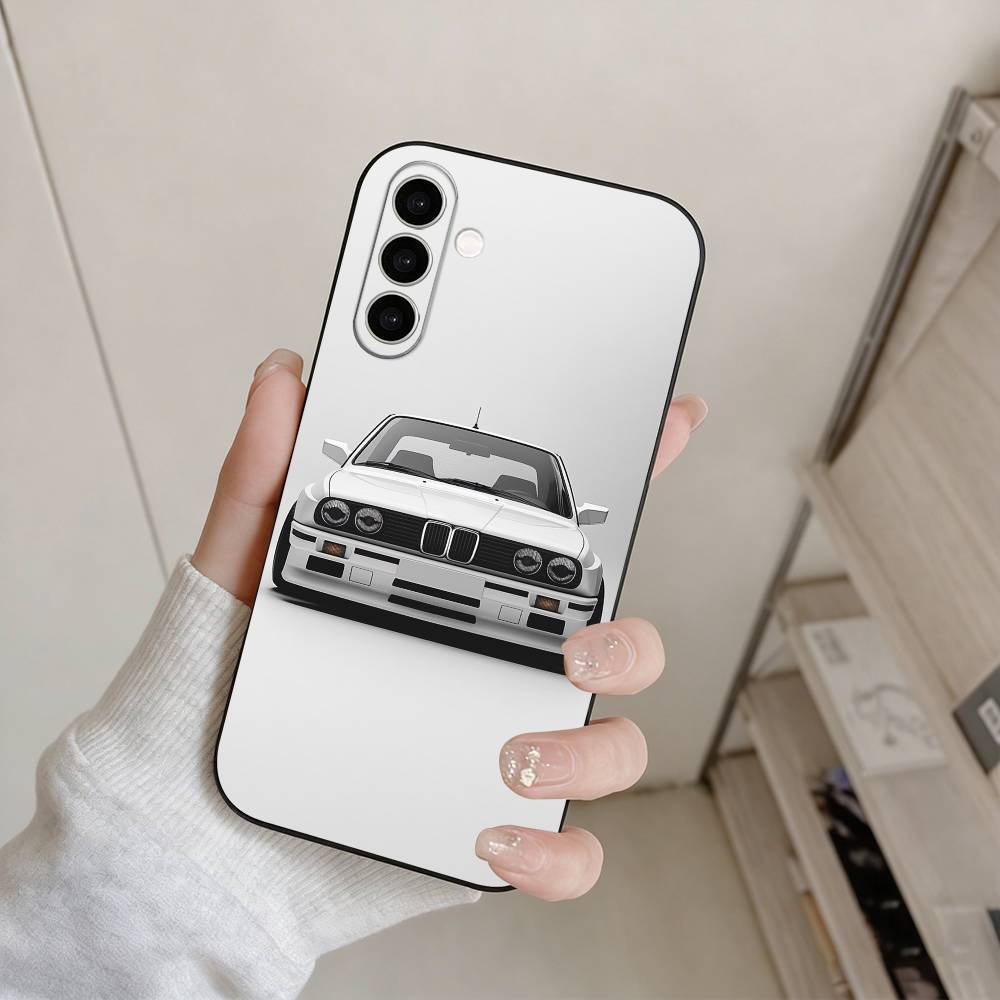 E30 CAR Phone Case For Samsung Galaxy A73,A72,A71,A70,A53,A52,A51,Others Soft Black Cover