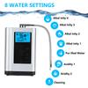 Hydrogen Rich Water Generator Wall Mounted Multifunctional Small Molecule Cluster Alkaline Acidic Water Ionizer with 3.8in LCD