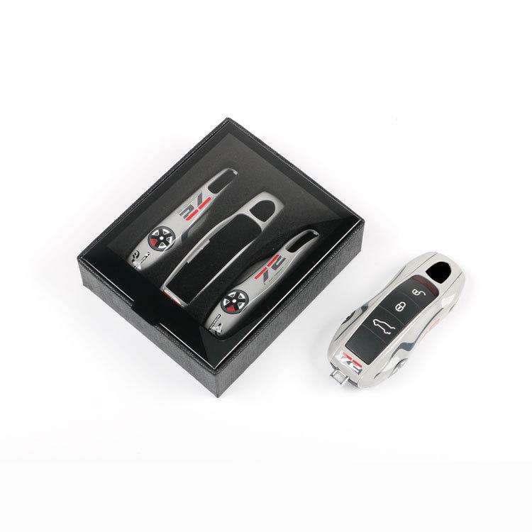 Suitable for Porsche Pink Pig Key Shell New Cayenne, Panamera, MACAN, 718 Car Key Shell & Pendant