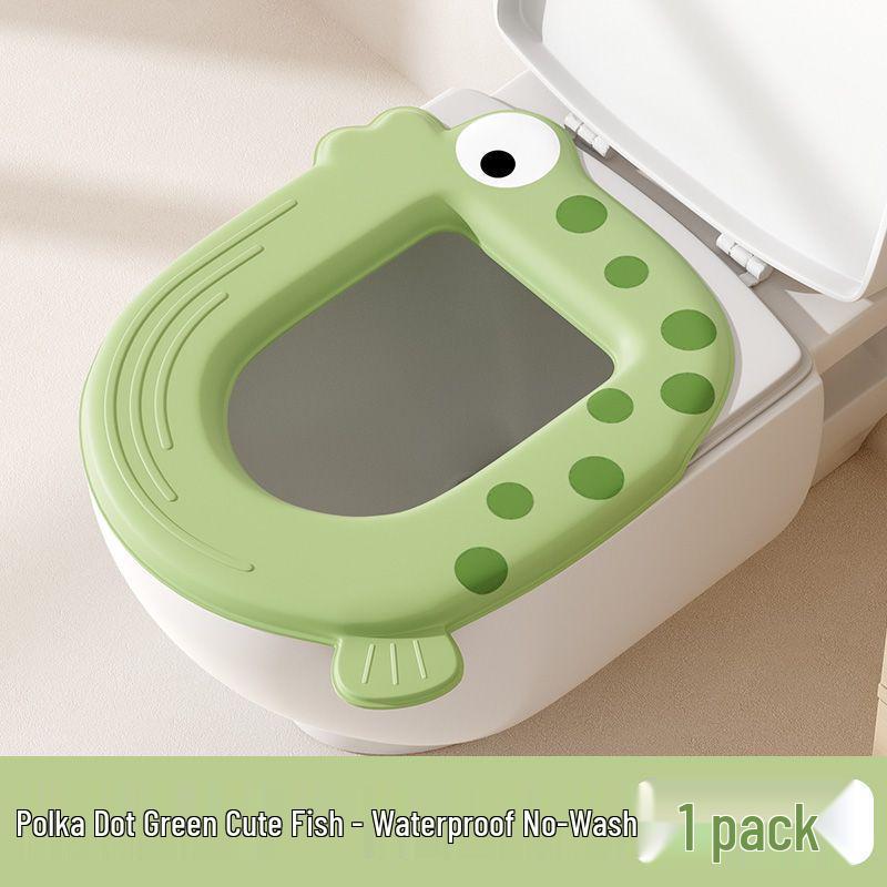 All-Season Waterproof EVA Toilet Seat Cushion - Winter Warmth, Washable, No-Wash Required EVA Waterproof