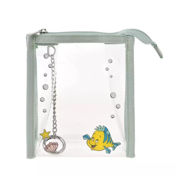 DISNEY Flounder Průhledné pouzdro s karabinou Japonsko NOVÉ Disney Store