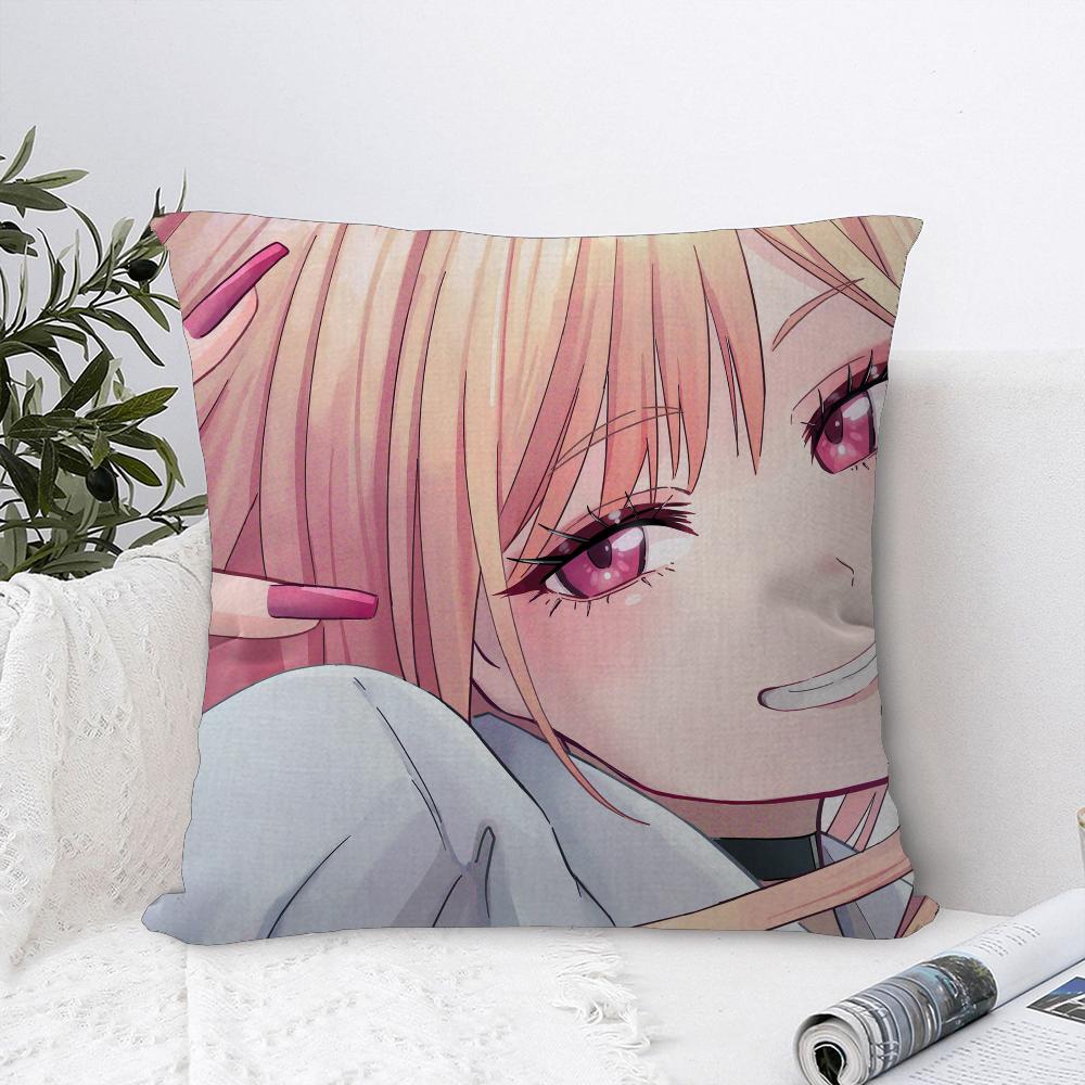 My Dress-Up Darling Marin Kitagawa Office Cushion Pillowcase Car Cushion Cover45X45CM Lumbar Pillowcase Sofa Pillowcover