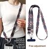 Adjustable Mobile Phone Lanyard Crossbody Neck Strap Hanging Cord Key Anti Loss Rope With Gasket Universal For All Phone Case