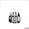 LHD RHD For Nissan Qashqai J11   ABS Carbon Fiber Interior Accessories Side Window Switch Cover Frame Car Decoration