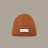 Hot Selling Blank Designer Handmade Embroidery Print Woben Label Patch Custom Knitted Beanie Hat