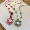 Crystal Bohemian Choker Jewelry Clavicle Necklace Korean Fruit Beaded Necklace  Beach Vacation