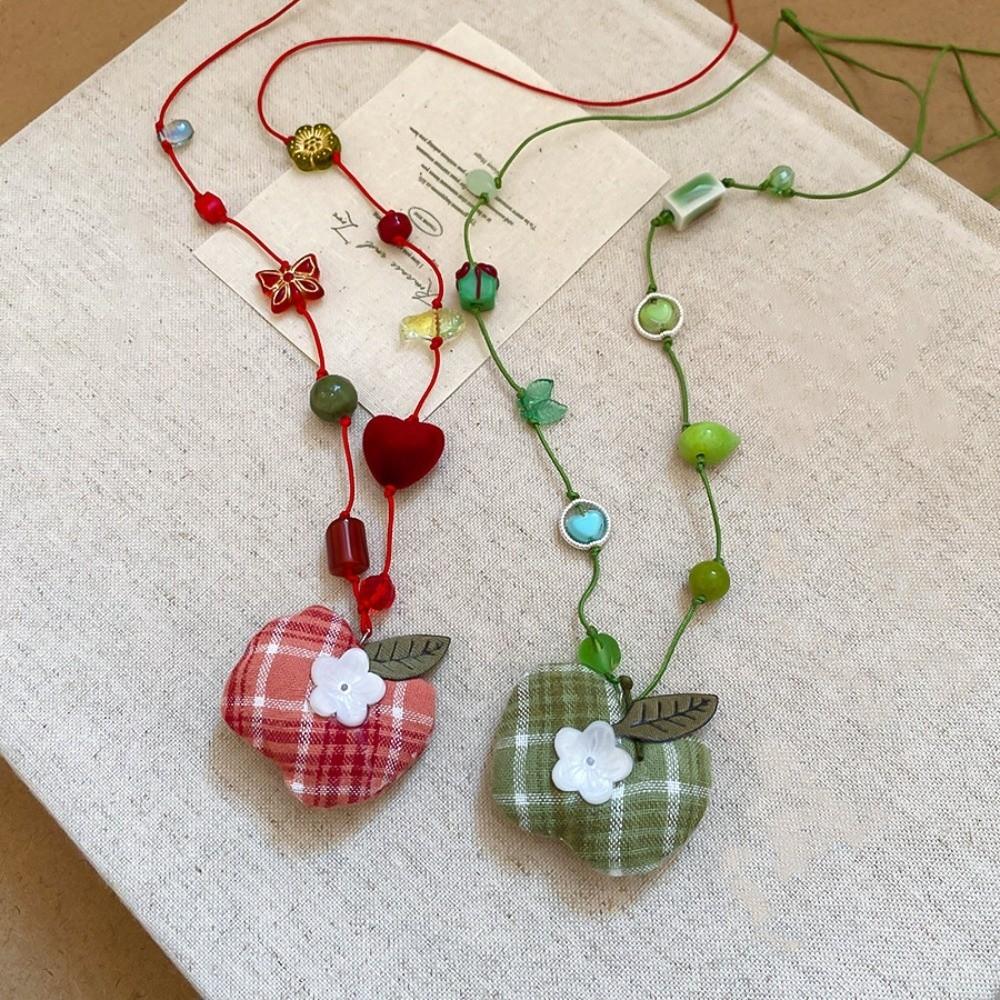 Crystal Bohemian Choker Jewelry Clavicle Necklace Korean Fruit Beaded Necklace  Beach Vacation