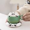 Kreative Panda Teetasse Teetrennungstasse Persönliche Spezielle Keramikfilter Wasserbecher Niedliche Tee-Kaffee-Tasse