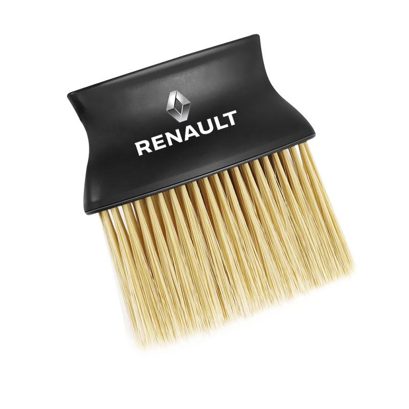 

2026 Hot For Renault Hub Caps Car Cleaning Soft Brush Air Outlet Seat Gap Sweeping Dust Tool For Renault QM6 Kadjar Clio Koleos білий