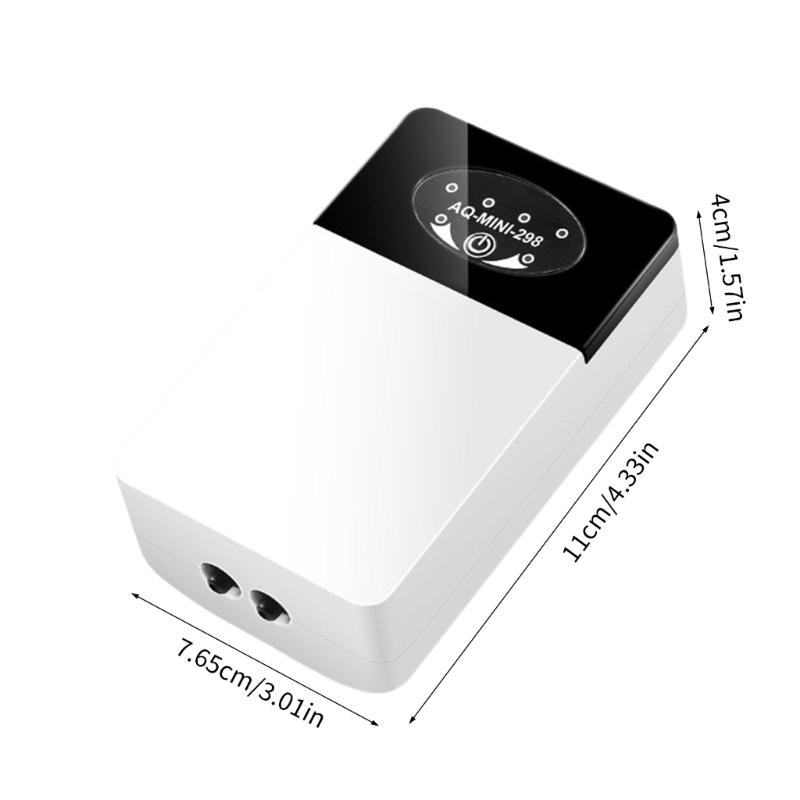 Quiet Aquariums Air Pumps USB Power 14 Hour Continuous Use Automatic Oxygen Adjustment Energy Saving Aerator
