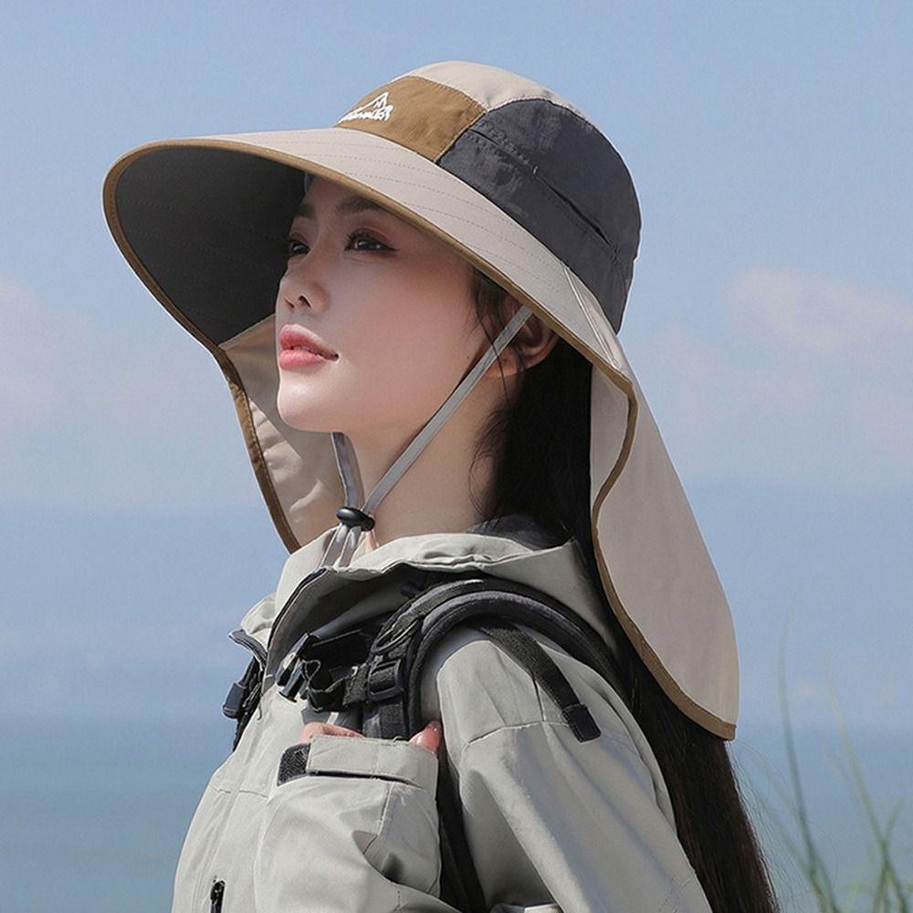 Quick-Drying Fishing Hat Wide Brim Panama Hat Casual Hiking Hat Summer