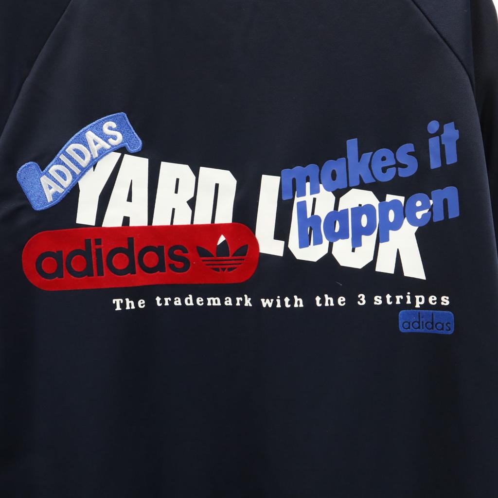 Adidas Trefoil Logo Overall Handle Reversible Zip Jacket L 3 Lines Men's Used