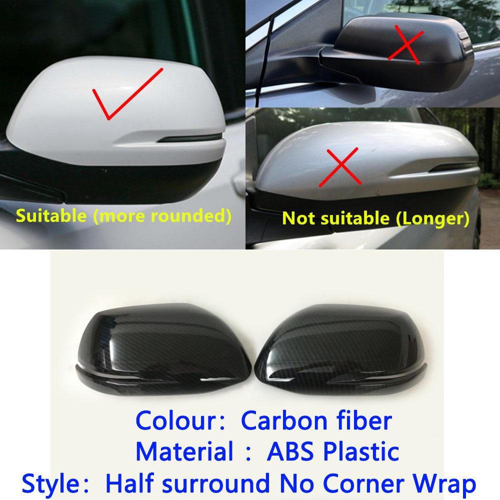 For Honda CRV CR-V 2012 2013 2014 2015 2016 Car ABS Decoration Stick Stick Rear View Eyebrow Side Glass Mirror Cover Trim Frame