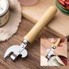 Pointed Head Wooden Handle Can Opener Manual Lid Remover Kitchen Gadgets Bottle Opener Bar