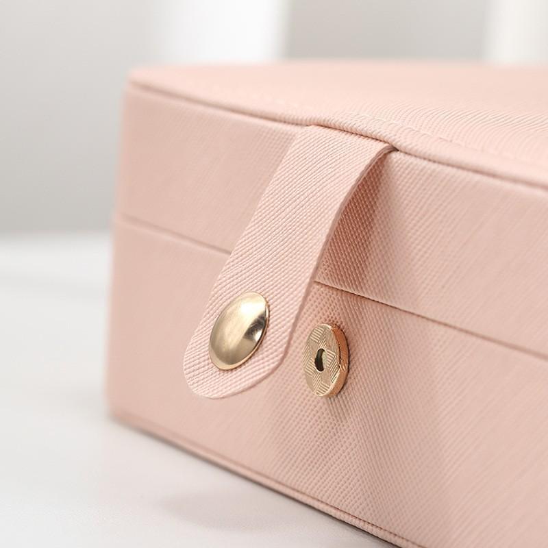 Jewelry Jewelry Storage Box Pink Single Layer Stud Earrings Necklace Earrings Ring Box Display Box