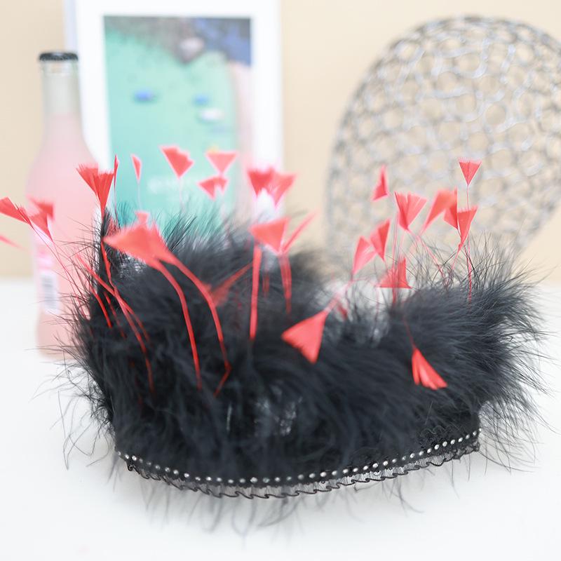 Children s Day Feather Performance Headband Prop Children s
