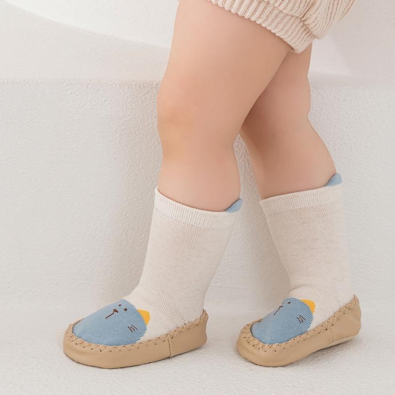 Baby Socks Slippers Cartoon Newborn Children Floor Socks Shoes Anti Slip Soft Sole Toddlers Indoor Socks Shoes