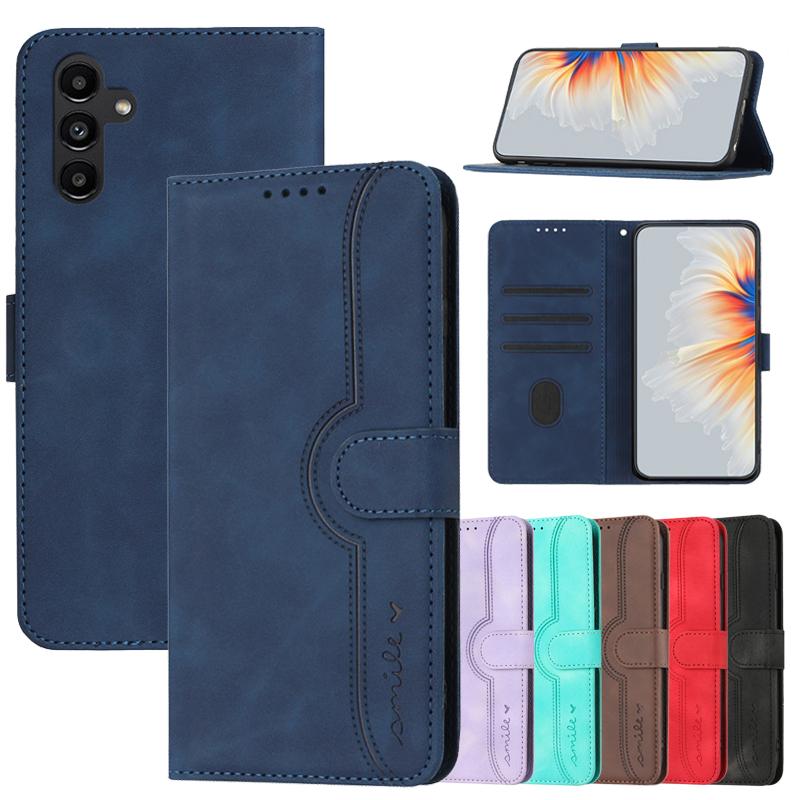 Flip Cases For A16 Cover on For Samsung Galaxy A16 A06 A05 A15 4G A25 A35 A55 M15 M55 C55 Magnetic Phone Protective Wallet Shell