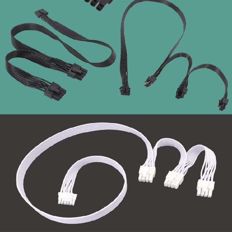 High Current Resistance 16Pin 12+4 GPU Power Splitter Cable Triple 8Pin Connectors For Gaming Rigs for RTX3090 RTX4090