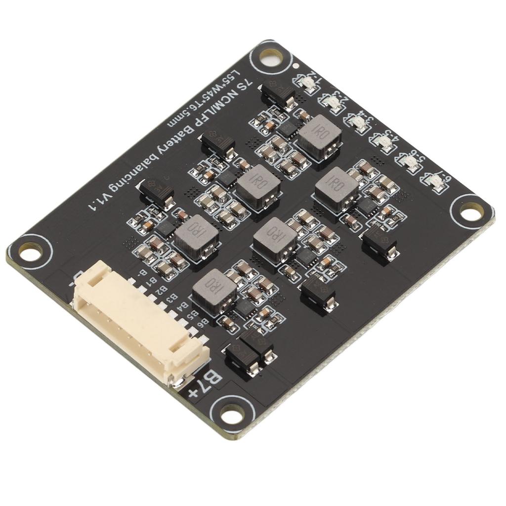 Equalizador Ativo de Bateria LFP de 7 Células Melhoria de Eficiência Desempenho Estável Equalização de Bateria