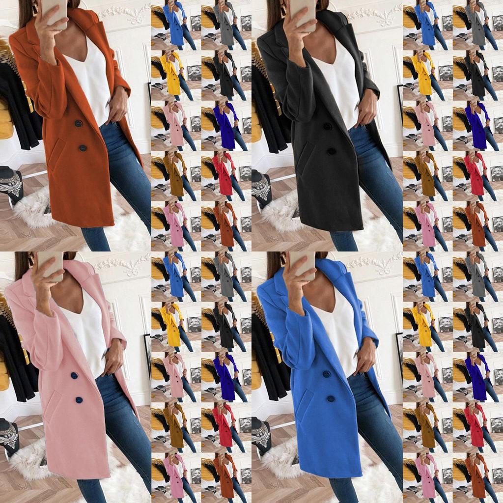 Stylish Womens Overcoat Trench Coat For Ladies In Plus Size With Long Warm Design