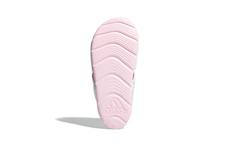 Adidas Altaswim C Synthetic Leather Slip Resistant Abrasion Resistant Children's Sandals Pink Blue Green EF0376
