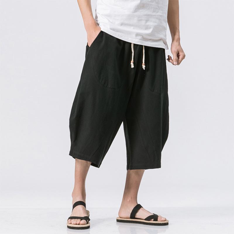 Streetwear Çapraz Pantolon Erkek Harajuku Günlük Harem Pantolon Erkek Bol Yüksek Kalite Jogger Eşofman Altı Kadın Büyük Beden Yazlık M-4XL