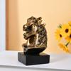 Horse Head Statue Ornament Horse Animal Sculptures Horse Figurines Decorative Objects for Home Office Bookshelf Table