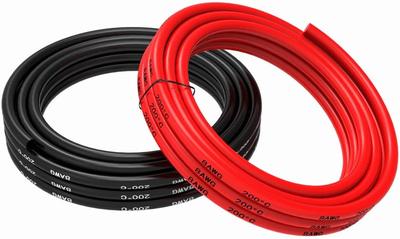 8 AWG Silicone Wire – 2.5m Red + 2.5m Black | Flexible, High-Temperature Resistant | Ideal for Electronic Projects, Ankeway Connectors
