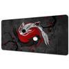 Fish XXL Lock Edge Mousepad Koi Taichi Neutral Large Gaming Desk Mat Keyboard Mats Mouse Mat Beast Desk Pad For Gift Mouse Pad