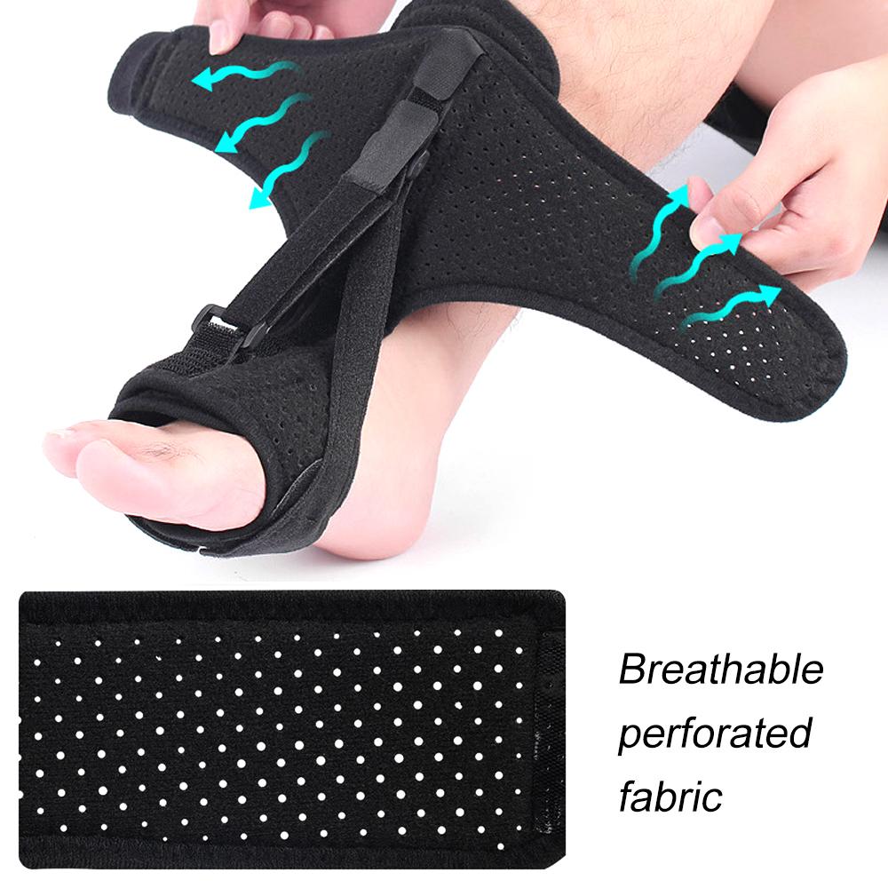 1 Stück Verstellbare Orthese Achillessehnenentzündung Dehnmanschette Fußstütze Verbesserter Orthopädischer Riemen Schmerzlinderungsstiefel für Fersensporn