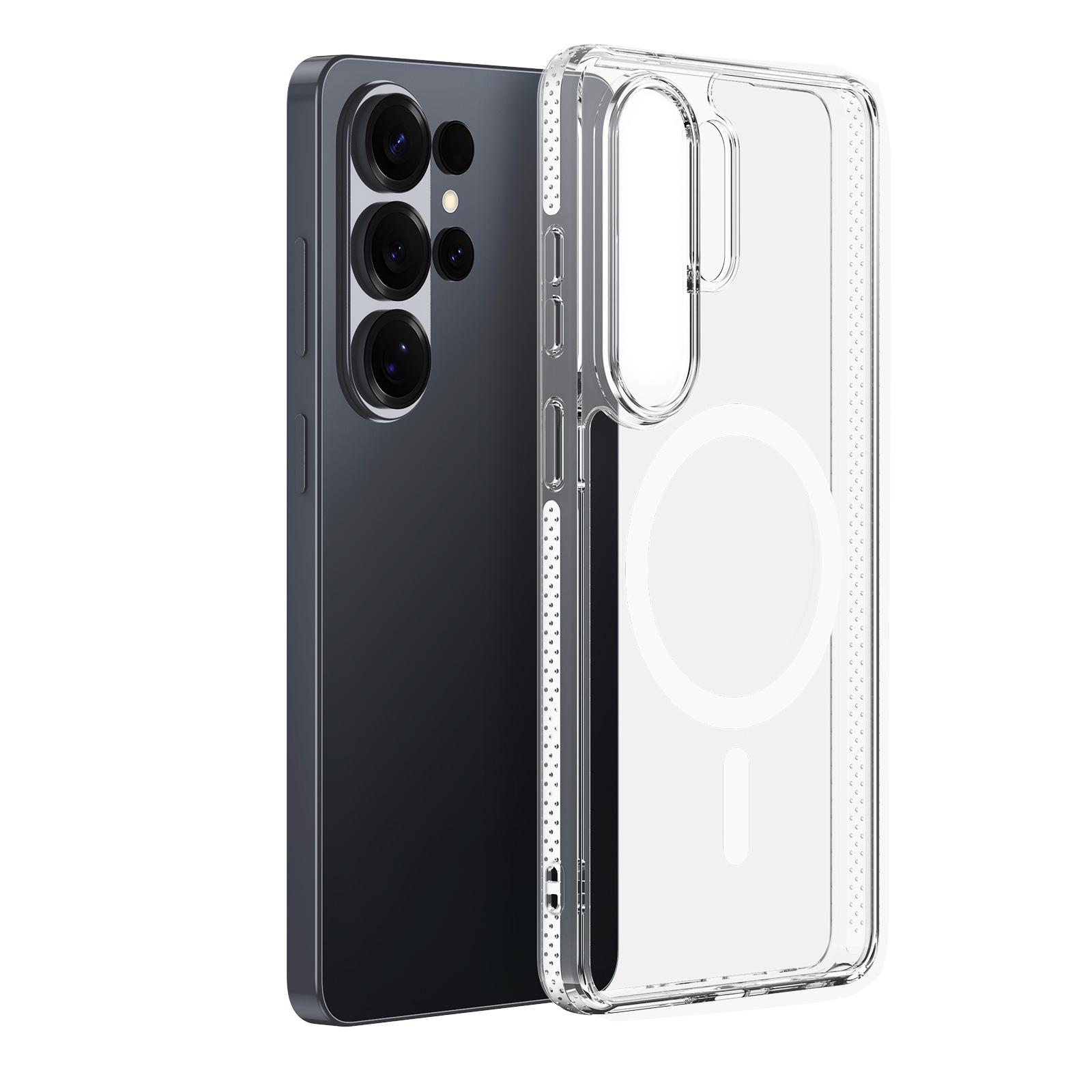 Для Samsung Galaxy S26 Ultra Задняя крышка DUX DUCIS Серия Clin Прозрачный Магнитный Чехол для Телефона